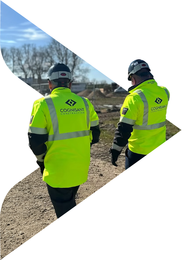 Cognisant construction team on site